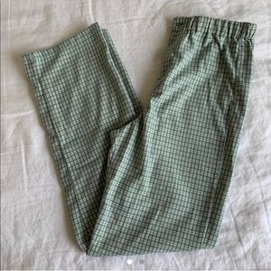 brandy melville green pants